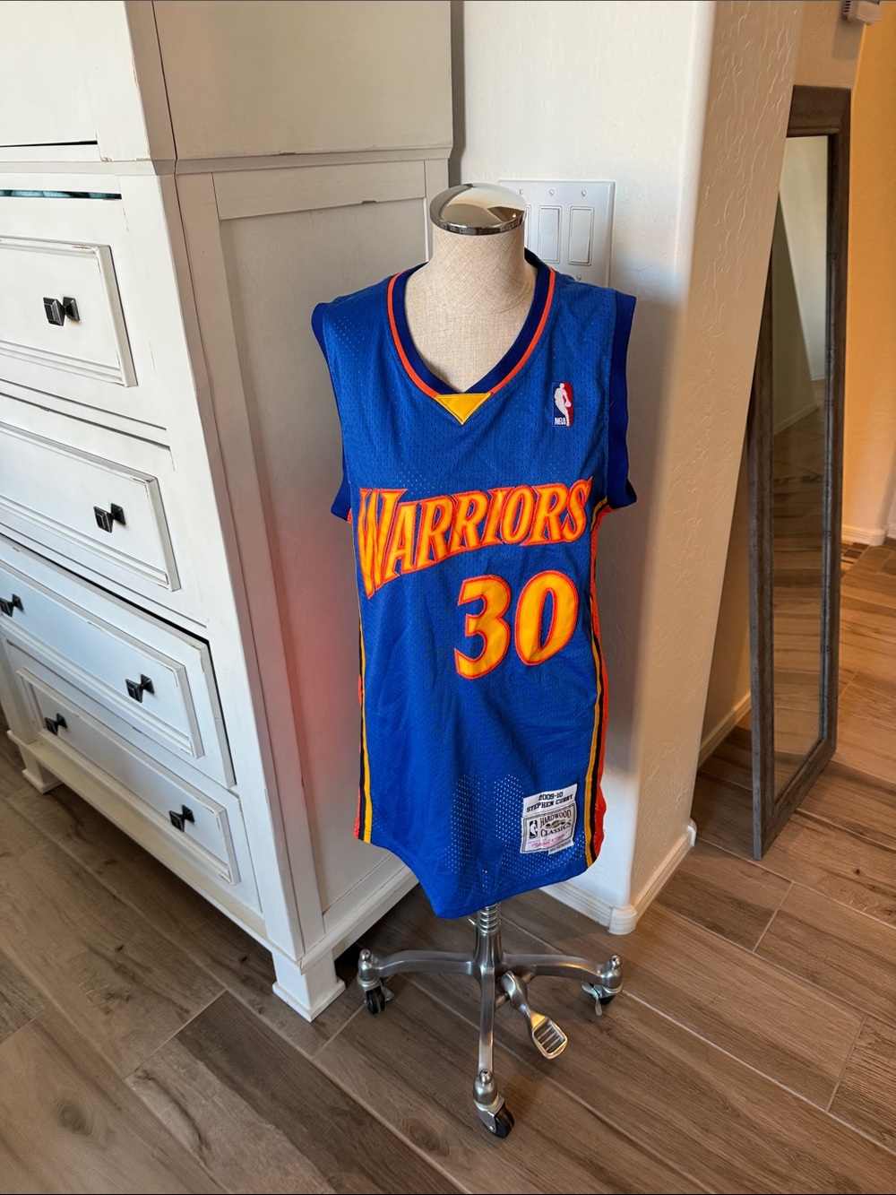 Mitchell & Ness M Warriors 2009-2010 Stephen Curry Hardwood Classics jersey